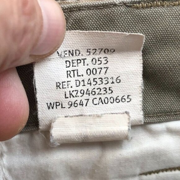 Wrangler and Eddie Bauer Men's Cargo Shorts Size 38 Lot of Two Casual - Picture 9 of 15